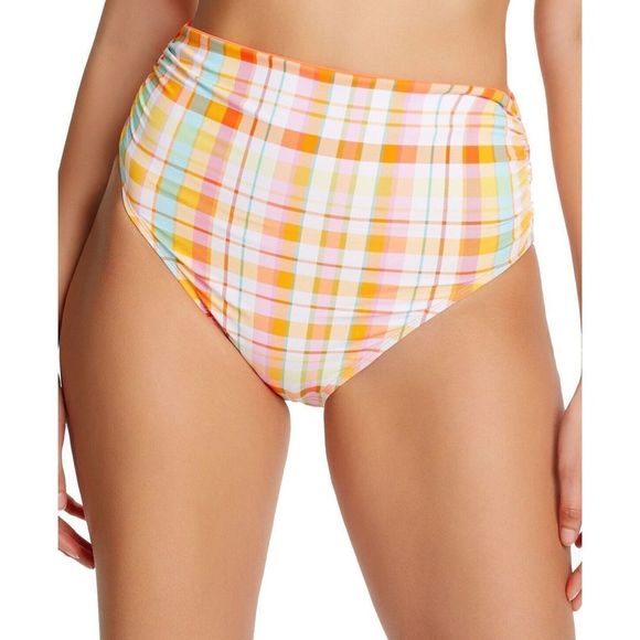 Bleu Rod Beattie RBHS22117 Sz 12 Multi Hip To Be Square Printed Bikini Set $150 - Picture 14 of 14